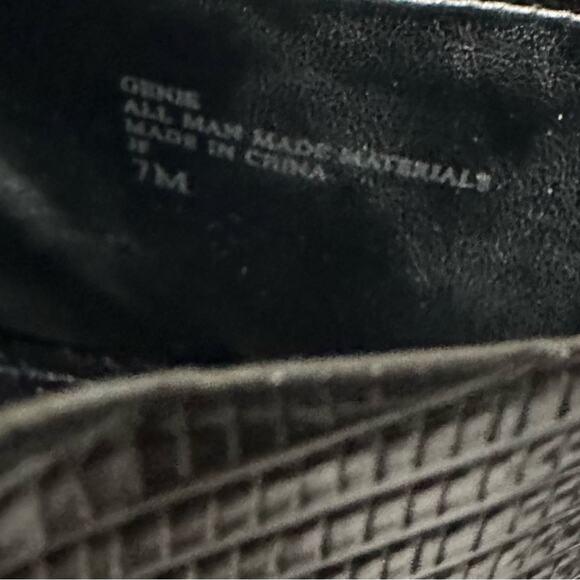 CHARLES BY CHARLES DAVID FAUX LEATHER HEELED MULE OPEN TOE SANDAL BLACK WOMEN 7 - Picture 10 of 10